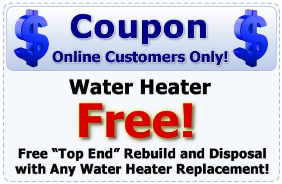 Free Water heater replacement